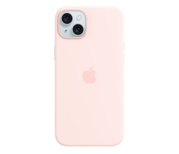 APPLE iPhone 15 Plus Silicone Case with MagSafe - Light Pink - 1180193 - zdjęcie